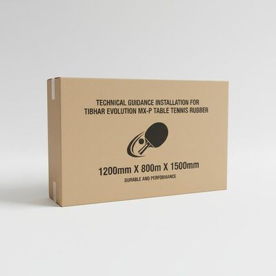 إرشادات فنية لتركيب مطاط تنس الطاولة Tibhar Evolution MX P مقاس 1200 مم × 800 مم × 1500 مم متين وعالي الأداء