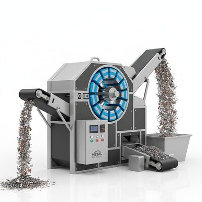 فاصل كهرومغناطيسي بمغناطيس نيوديميوم يتميز بقوة مجال مغناطيسي من 0.5 إلى 1.5 تسلا وطريقة عزل E مثالي لاستعادة المعادن