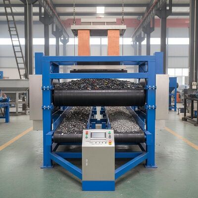 فاصل كهرومغناطيسي آلي مطور لفصل المعادن الحديدية عن المواد غير المعدنية في الصناعة