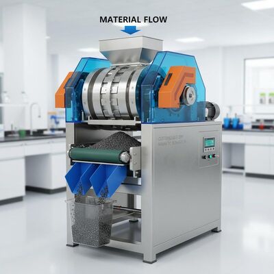 منفصل مغناطيسي جاف قابلة للتخصيص مجهزة بحدة ساحة مغناطيسية قوية تضمن الفصل المغناطيسي ومعالجة المواد